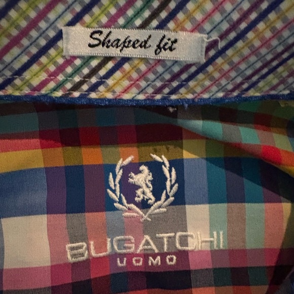 Bugatchi Vibrant Plaid Button Down Shirt - Picture 2 of 8